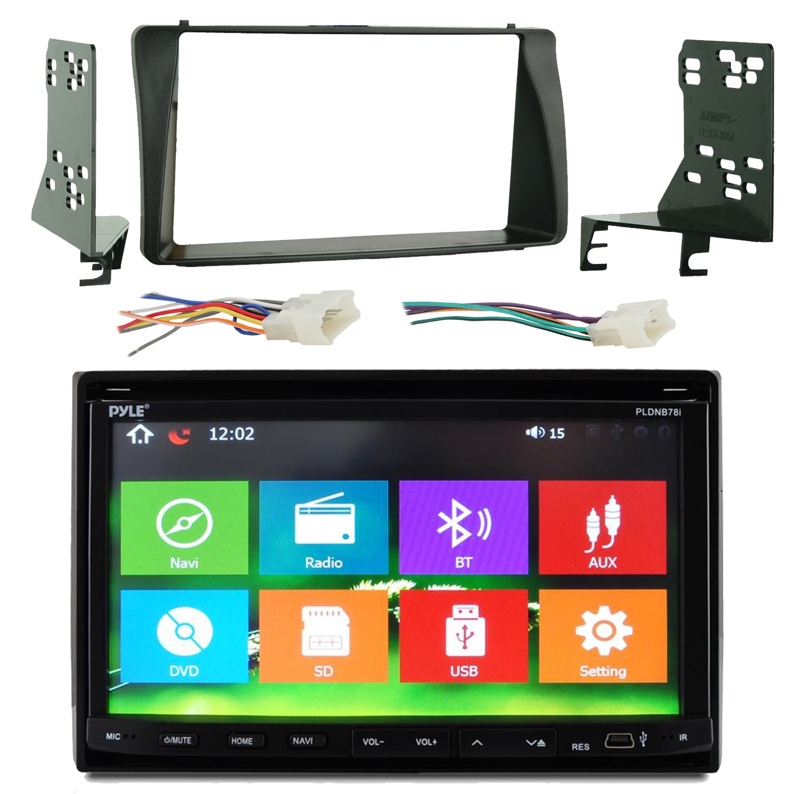 pyle double din touch screen wiring diagram all wiring diagram 2 Din Wiring Diagram pyle pldnb78i 7\u0027\u0027 touch screen bluetooth cd dvd player gps receiver kenwood double din touch screen pyle double din touch screen wiring diagram